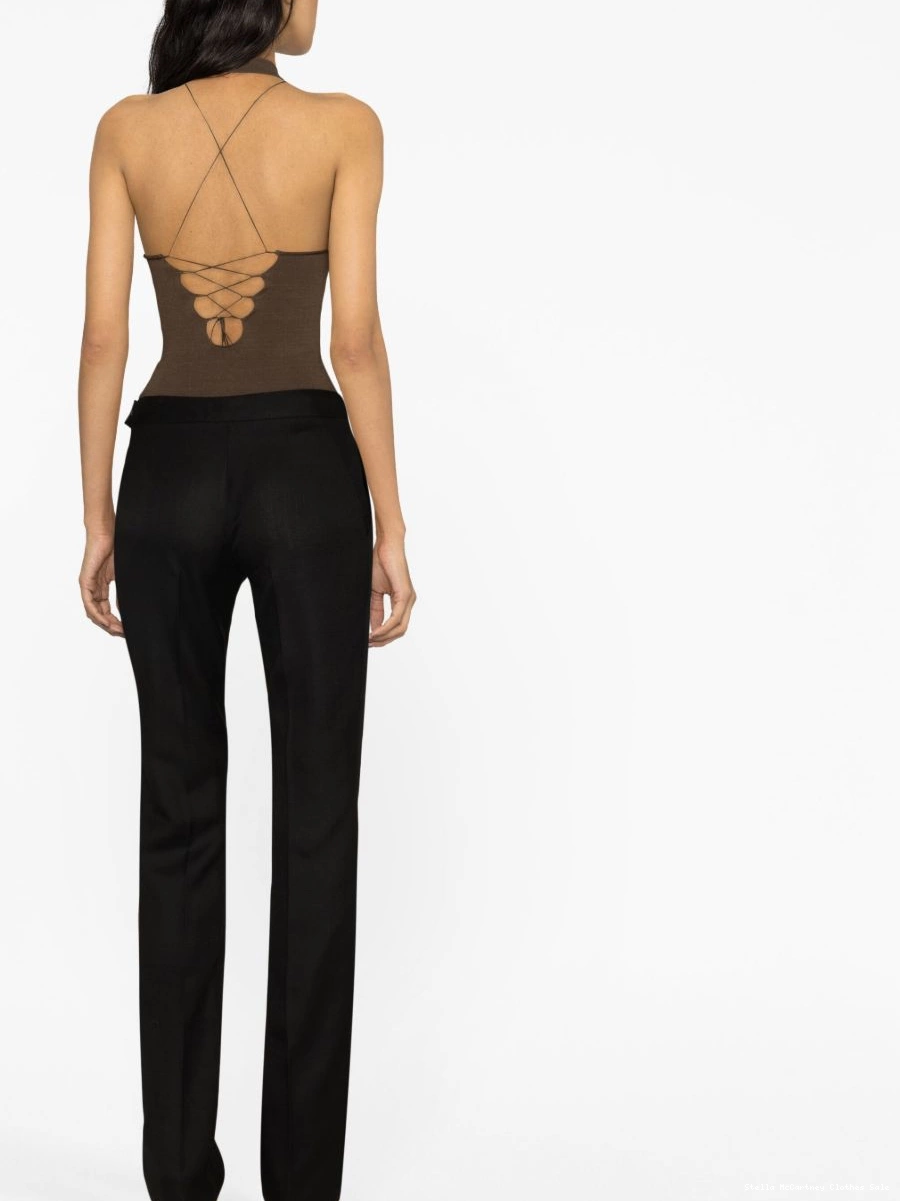 Affordable slim Stella low-rise trousers Women McCartney 0715